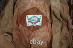 Vintage 1980's Brown Woman's Western Fringe Jacket Size Large