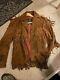 Vintage 1980s suede and fringe western style jacket. Cooper 5th Ave NY