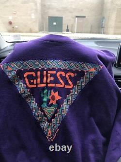Vintage 1989 Guess T Shirt One Size Orange Western Fits Like a XL/Big large