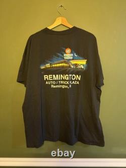 Vintage 1990 Last Of The American Cowboys Black Shirt Trucker Western Size XXL