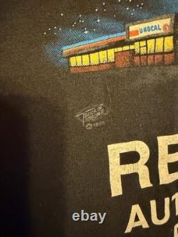 Vintage 1990 Last Of The American Cowboys Black Shirt Trucker Western Size XXL