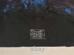 Vintage 1990s 90s Midnight Horses Horse Western Cowboy All Over Print T-Shirt, L