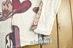 Vintage 1990s Cowboy Western Tapestry Full Zip Jacket Mens Large