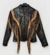 Vintage 2 Tone 90's FRINGED Soft Milled Leather WESTERN JACKET Coachella Rodeo