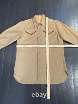 Vintage 40s 50s Westerner Jackson Raymond Men's Western Shirt Large 1940s 1950s