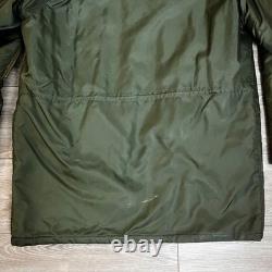 Vintage 50's Great Western Waxed Parka Talon Zip Fur Hood Outdoor Hunting Jacket