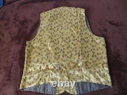 Vintage 50s LEVIS WESTERN WEAR Big E Shorthorn Poker Vest Buttonup RARE