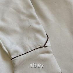 Vintage 60s H Bar C 17.5 XL Rayon Gabardine Western Shirt Horse Arrow Pocket