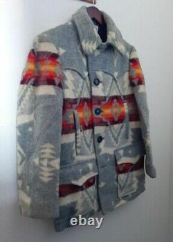 Vintage 70' Pendleton Western Wear Navajo wool Jacket USA(M-L) F/S from JAPAN