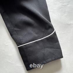 Vintage 70's H BAR C Western Shirt Black Embroidered