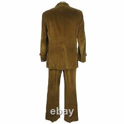 Vintage 70s Corduroy Suit Country & Western Style Size L