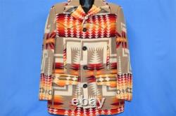 Vintage 70s PENDLETON HARDING BLANKET COAT WESTERN WEAR WOOL JACKET MEN'S SZ 40