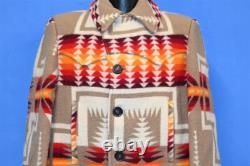 Vintage 70s PENDLETON HARDING BLANKET COAT WESTERN WEAR WOOL JACKET MEN'S SZ 40