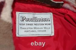 Vintage 70s PENDLETON HARDING BLANKET COAT WESTERN WEAR WOOL JACKET MEN'S SZ 40