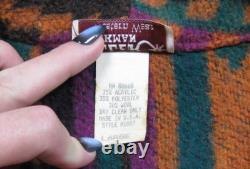 Vintage 80s Miller Stockman Wool Blend Jacket Women's (L) Aztec Southwest USA