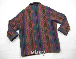 Vintage 80s Miller Stockman Wool Blend Jacket Women's (L) Aztec Southwest USA