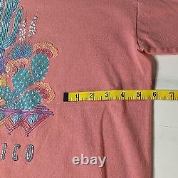 Vintage 90's T Shirt Desert Western Scene New Mexico Single Stitch Made In USA L