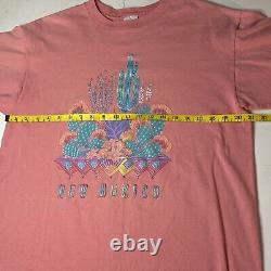 Vintage 90's T Shirt Desert Western Scene New Mexico Single Stitch Made In USA L