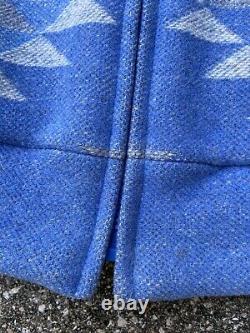 Vintage 90s Pendleton Country Sophisticates Southwestern Blue Wool Jacket Large