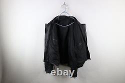 Vintage 90s Streetwear Mens 4XL Heavy Western Leather Fringed Motorcycle Jacket