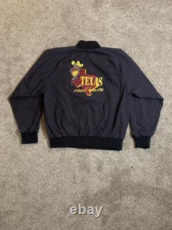 Vintage All Embroidered Texas Roadhouse Bomber Jacket