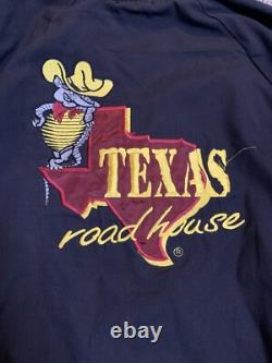 Vintage All Embroidered Texas Roadhouse Bomber Jacket