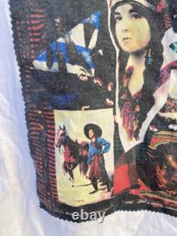Vintage Antique Tees Dallas T Shirt Western Cowgirl Native American Indian Sz L