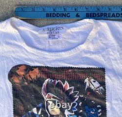 Vintage Antique Tees Dallas T Shirt Western Cowgirl Native American Indian Sz L