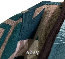 Vintage Beacon Blanket Robe Western Native Pattern Southwest Americana Aztec XL