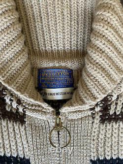 Vintage Big Lebowski Sweater Pendleton 100% Wool Knit The Dude Western Large Men