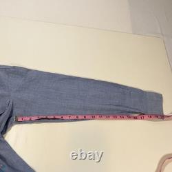 Vintage Big Smith 70s Western Chambray Embroidery Disney Princess Cinderella