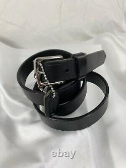 Vintage Brighton black leather poncho belt adjustable large year 1994