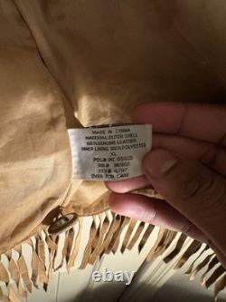 Vintage Brown Suede Fringe Leather Western Jacket 1990s Flawless S (Fit M or L)