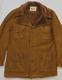Vintage Buck Skein Brand Corduroy Chore Jacket Mens L Brown Fleece Lined Western