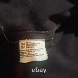 Vintage Carlos Falchi Tooled Leather Western Shirt Made in Italy Designer Rare