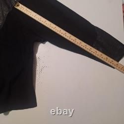 Vintage Carlos Falchi Tooled Leather Western Shirt Made in Italy Designer Rare