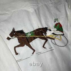 Vintage Chain Stitch Hand Embroidery Western Cowboy Pearl Snap Shirt Sz 16.5-35