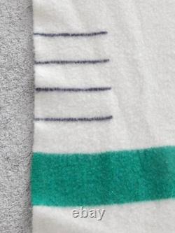 Vintage Clean Lg Size Hudson Bay 4 Point Trade Blanket Clsc Look Capote Styl