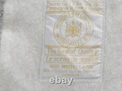 Vintage Clean Lg Size Hudson Bay 4 Point Trade Blanket Clsc Look Capote Styl