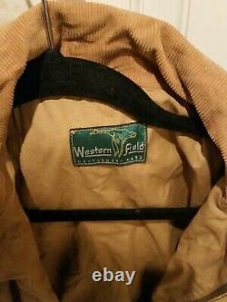 Vintage Coat Western Field Montgomery Ward 60s size large new no tags