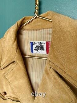 Vintage Corduroy Field Jacket 70s Western Chore Coat Size 10 12 Large XLarge