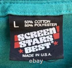 Vintage Cowboy Western T Shirt Stiles Family Round Up Echo Basin Ranch 1990s L