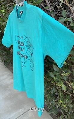 Vintage Cowboy Western T Shirt Stiles Family Round Up Echo Basin Ranch 1990s L