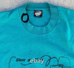 Vintage Cowboy Western T Shirt Stiles Family Round Up Echo Basin Ranch 1990s L