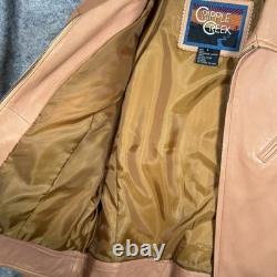 Vintage Cripple Creek Leather Jacket Womens Size L Beautiful Fringe Stud Western