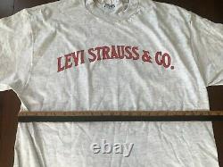 Vintage Deadstock Levi Strauss & Co T Shirt L 90s USA Cowboy Western Nos Levi's