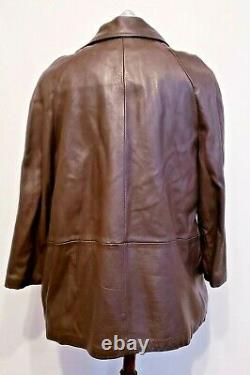 Vintage Deerskin Leather Jacket Mens LRG Mid Western Sport Togs Berlin Wisconsin