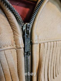 Vintage Deerskin Leather Western Jacket / Fringe Buckskin / 1970s / M/L