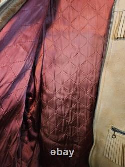 Vintage Deerskin Leather Western Jacket / Fringe Buckskin / 1970s / M/L