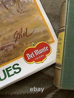 Vintage Del Monte Foods Advertising Poster Round-Up Western Litho U. S. A. Bundle